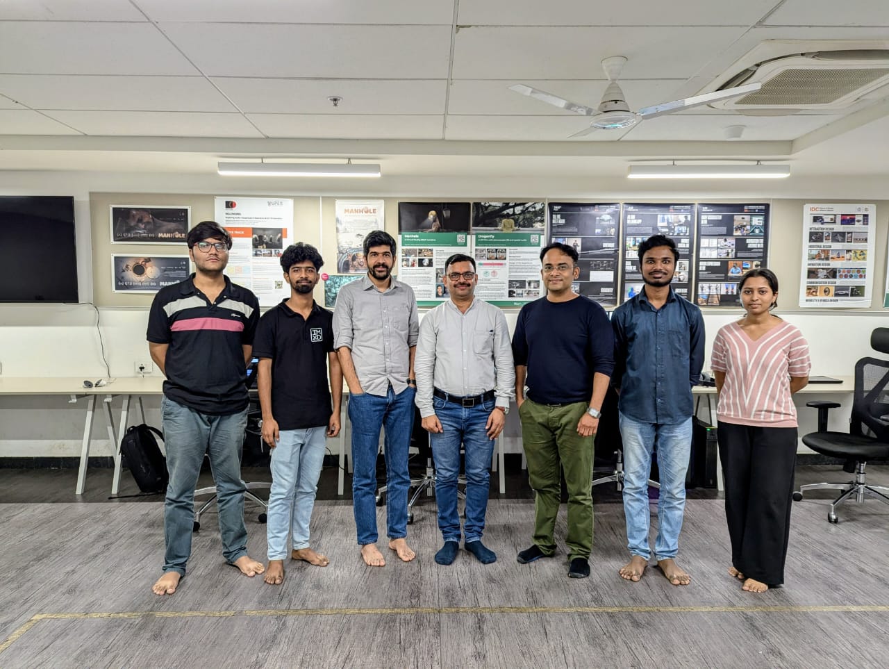 Syensqo Research and Innovation Centre scientists visited the lab.
